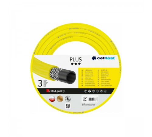 10-200 Шланг поливочный Cellfast Plus 1/2 25 м