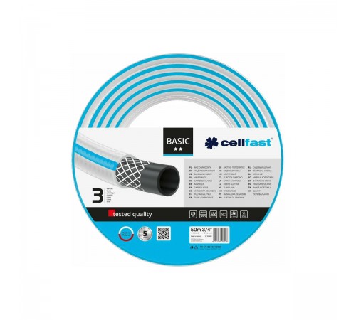 10-422 Шланг CELLFAST BASIC 3/4 50 м