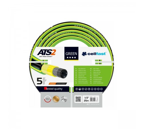 15-100 Шланг поливочный Cellfast Green 1/2 25 м