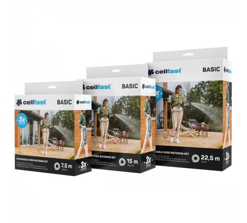 19-047  Поливочный набор CELLFAST BASIC  22,5м