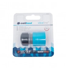 50-620 Коннектор Cellfast Idealline с аквастопом 1/2