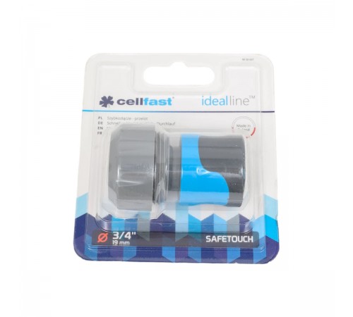 50-637 Коннектор CELLFAST SAFETOUCH ADEALLINE 3/4