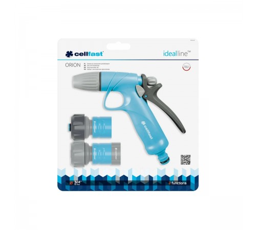 50-720 Пистолет для полива CELLFAST IDEALLINE 3/4" + набор