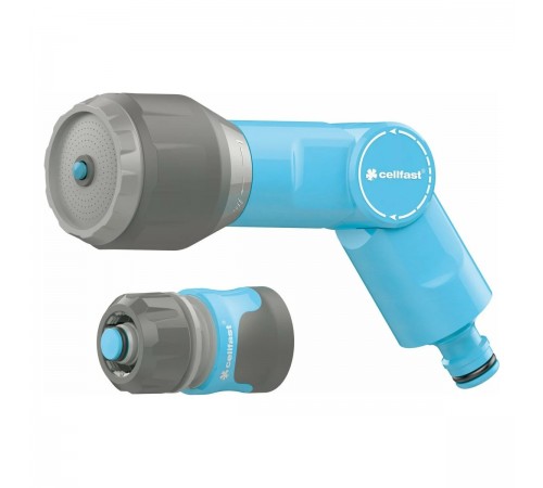 50-750 Пистолет для полива CELLFAST IDEALLINE VARIANT 1/2 многофунц.с коннектором автостопом