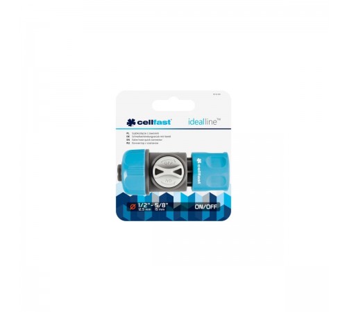 52-330 Коннектор Cellfast IDEALLINE 1/2 с клапаном