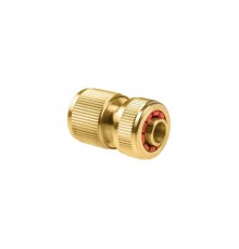 52-820 Коннектор Cellfast Brass с аквастоом 1/2 латунный