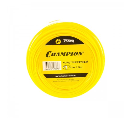C5009 Корд триммерный CHAMPION Round 1,6мм*90м круглый