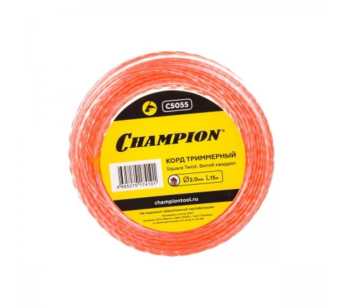 C5055 Леска Champion Square Twist DUO 2,0x15м (витой квадрат)