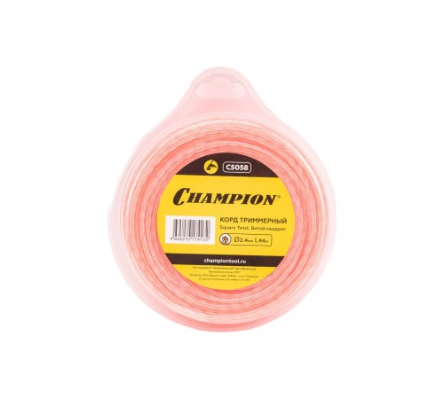 C5058 Леска Champion Nylplus Square Twist DUO 2,4x44м (витой квадрат)