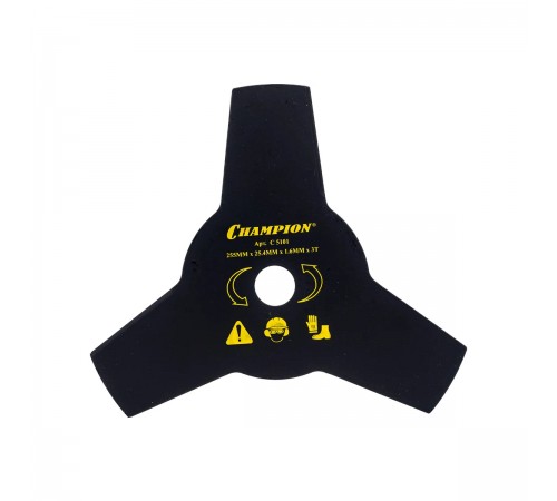 C5101 Нож Champion 3-х зубчатый d=255х25,4мм