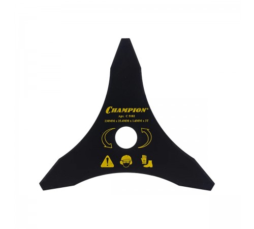 C5102 Нож Champion 3-х зубчатый d=230х25,4мм