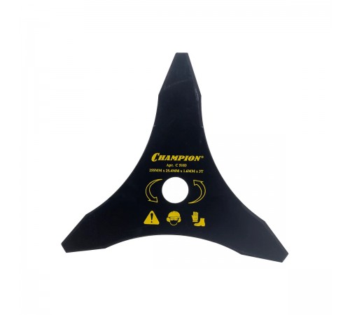 C5103 Нож Champion 3х зубчатый d 255х25.4мм (тип B)