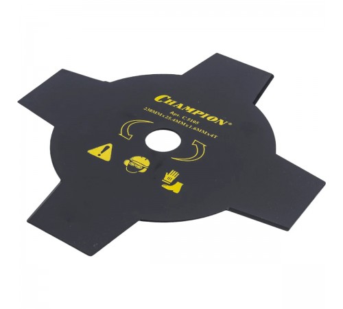 C5105 Нож Champion 4х зубчатый d 230х25.4мм (тип A)