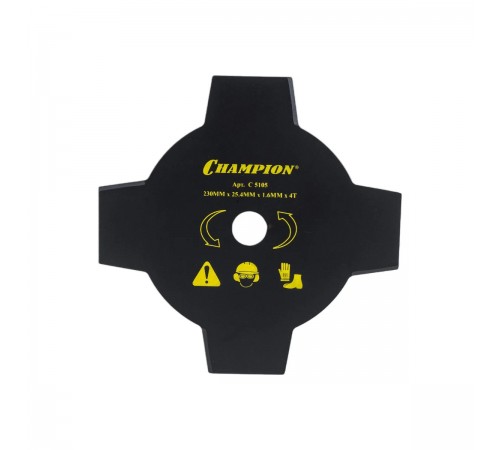 C5105 Нож Champion 4х зубчатый d 230х25.4мм (тип A)