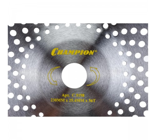 C5198 Нож Champion Bowl 36 зубчатый d=230х25,4мм