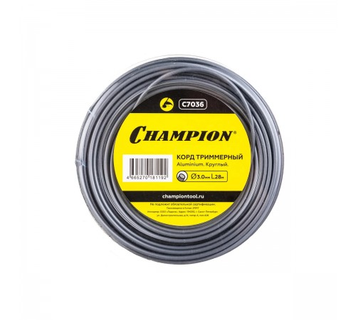 C7036 Леска Champion Aluminium 3x28 м (круглый)
