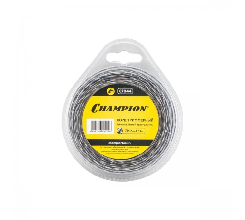 C7044 Леска Champion Tri-Twist 2.0x15м (витой треугольник)