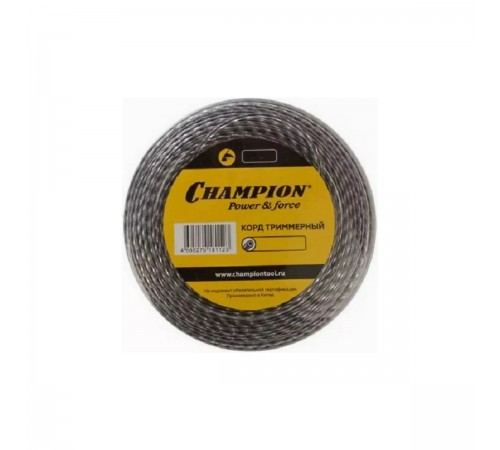 C7047 Корд трим.CHAMPION Tri-twist 2.7мм*60м,витой треугольник