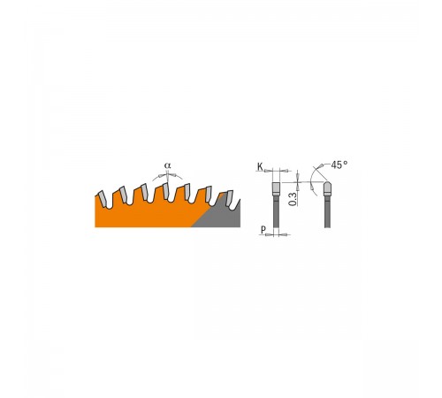 296.160.40H Диск пильный CMT 160x20x2,2/1,6 -6° TCG Z=40
