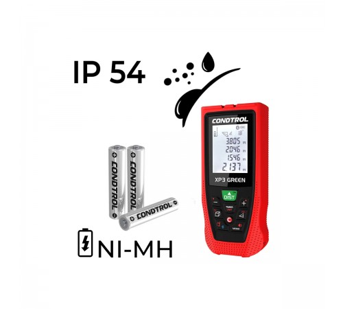 1-4-107 Измеритель длины CONDTROL XP 3 Green