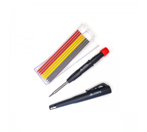 Карандаш строительный механический CORTE AUTO PENCIL SET #1 с компл. из 9 запас. стержней APS01