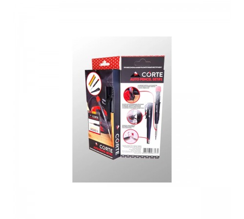 Карандаш строительный механический CORTE AUTO PENCIL SET #1 с компл. из 9 запас. стержней APS01