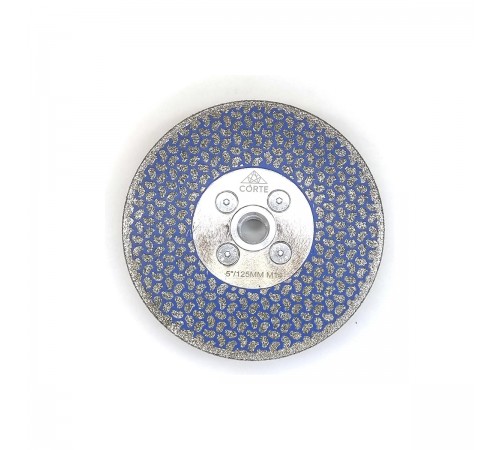 Диск алмазный CORTE ELECTROPLATED BEAN шлифовально-отрезной для УШМ M14 125мм EBFD125
