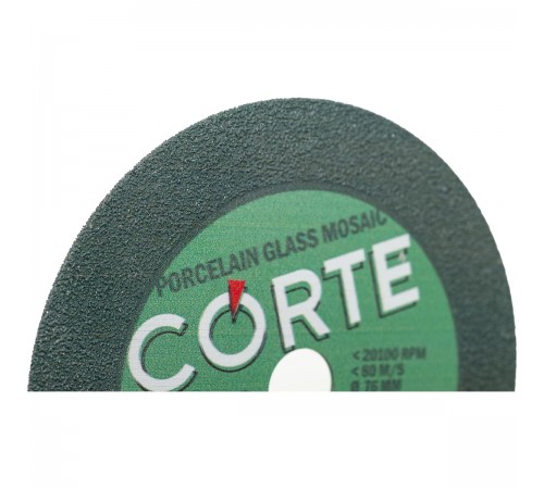 Диск алмазный CORTE PERFECT для МИНИ УШМ 10мм 76х1,2х10мм PCD76