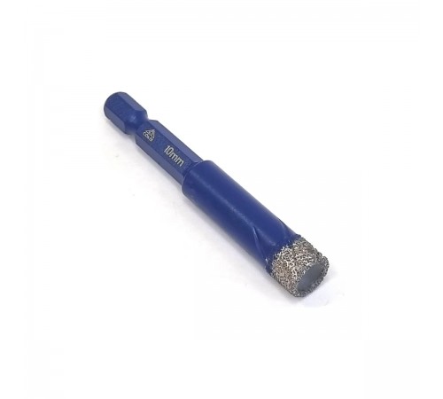 Коронка алмазная CORTE с шестигранным хвостовиком 1/4 HEX 10 мм SBH10