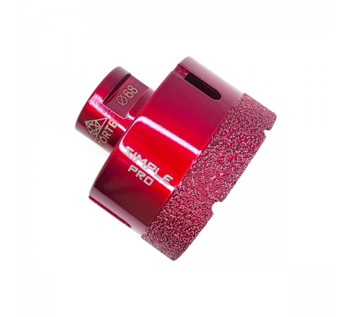 Коронка алмазная CORTE SIMPLE PRO для УШМ М14 68мм SPB68