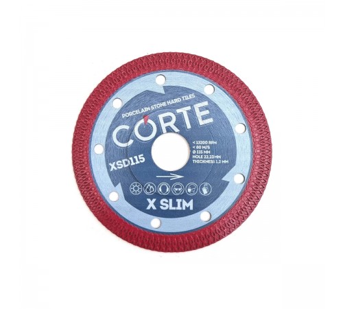 Диск алмазный CORTE X SLIM для УШМ 22,2мм 155х1,2х10мм XSD115
