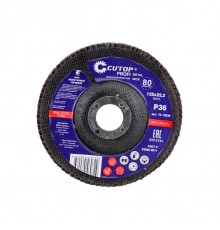 70-12536 Круг лепестковый торцевой Cutop Profi  125х22,2мм (80 лепестков) P36