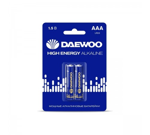 030350 Элемент питания алкалиновый AAA/LR03 BL-2 DAEWOO