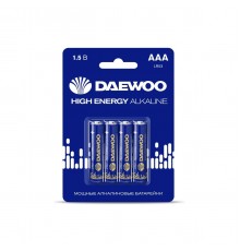 030381 Элемент питания алкалиновый AAA/LR03 BL-4 DAEWOO