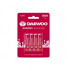 5029903 Элемент питания алкалиновый DAEWOO Energy Alkaline 2021 AAA/LR03 BL-4 1.5B