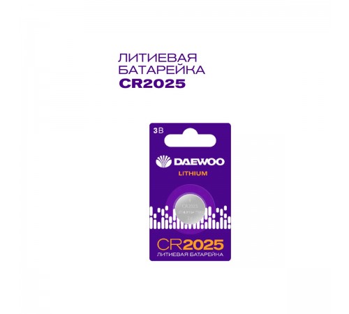 5034143 Элемент питания литиевой DAEWOO CR2025 3B 2021 BL-1