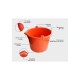 533-020 Ведро для красок и смесей 20л DECOR усиленное ударопрочное серия PROFI