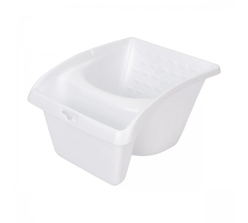 670-2207 Ванночка для краски DECOR 22х18х12см, 1,2л,ковш для краски,белый(20)