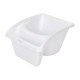 670-2207 Ванночка для краски DECOR 22х18х12см, 1,2л,ковш для краски,белый(20)