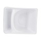 670-2207 Ванночка для краски DECOR 22х18х12см, 1,2л,ковш для краски,белый(20)