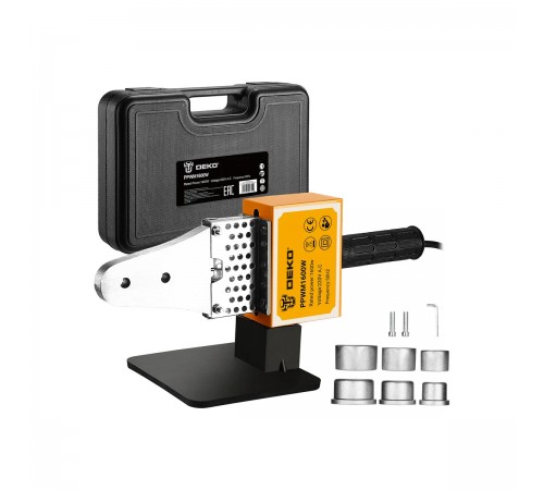 Сварочный аппарат DEKO PPWM 1600 W для полипропиленовых труб 3 насадки