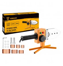 063-4249 Сварочный аппарат DEKO PPWM 2100 W для полипропиленовых труб 6 насадки