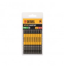 Бита PZ2x90 Denzel, сталь S2, круглый профиль 11645