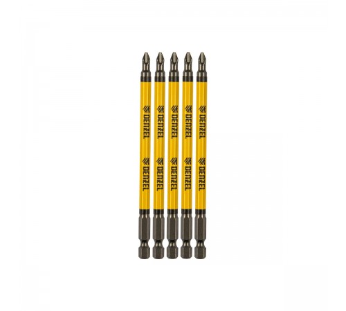 11646 Набор бит Denzel PH2x127, сталь S2. круглый профиль, 5шт