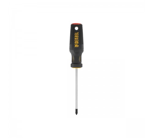 12174 Отвертка Denzel трехкомпонентная рукоятка PH1x100 mm CrV