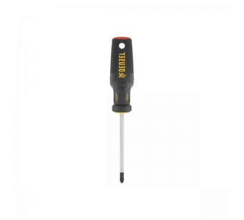 12178 Отвертка Denzel трехкомпонентная рукоятка PH2x100 mm CrV