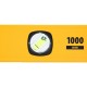 Уровень алюминиевый Denzel 1000мм, магнит., фрезерованный, 3 глазка (1 зеркал.), 0,5 мм/м 33693