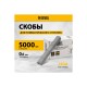 Скобы для пнев. степлера Denzel 21GA, 12мм, шир-0,95мм, тол.-0,6мм, шир. скобы - 12,8мм 5000шт 57676