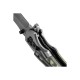 79207 Нож складной Denzel, многоцелевой, системы Liner-Lock, с накладкой G10 на классической рукоятк