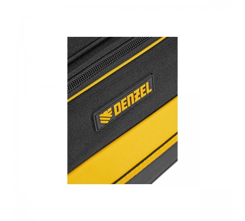 90295 Сумка для инструментов DENZEL 400х170х300 мм 28 карманов 3 отделения наплечный ремень
